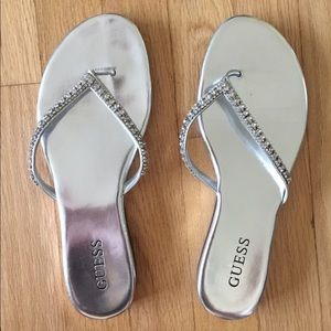 Guess Women’s Jasper Embellished Flip Flops